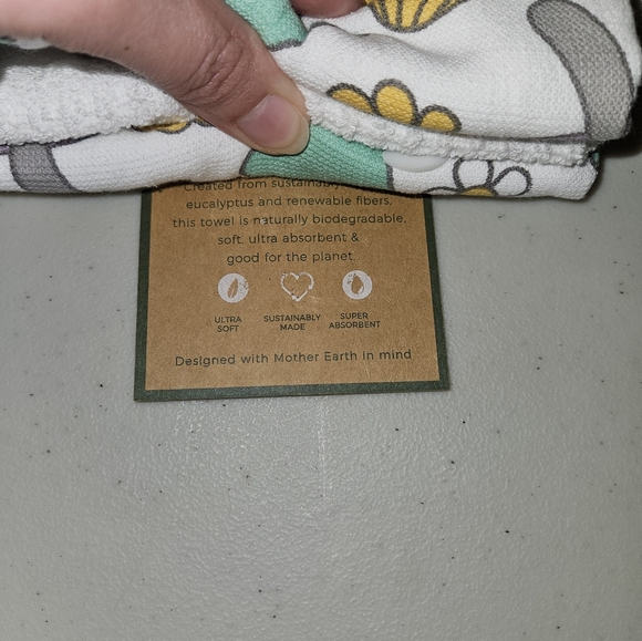 Mushroom Print Kitchen Towels Set of 3 - Picture 4 of 4